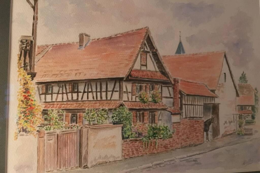 Gite Alsacien Eckwersheim Bagian luar foto